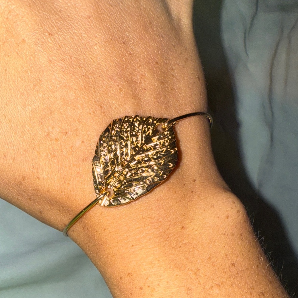 Gold Leaf Bracelet